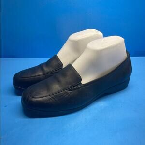 Cobbie Cuddlers 27273 Black Leather Oxford Shoes Womens 7.5 W Excellent Comfort